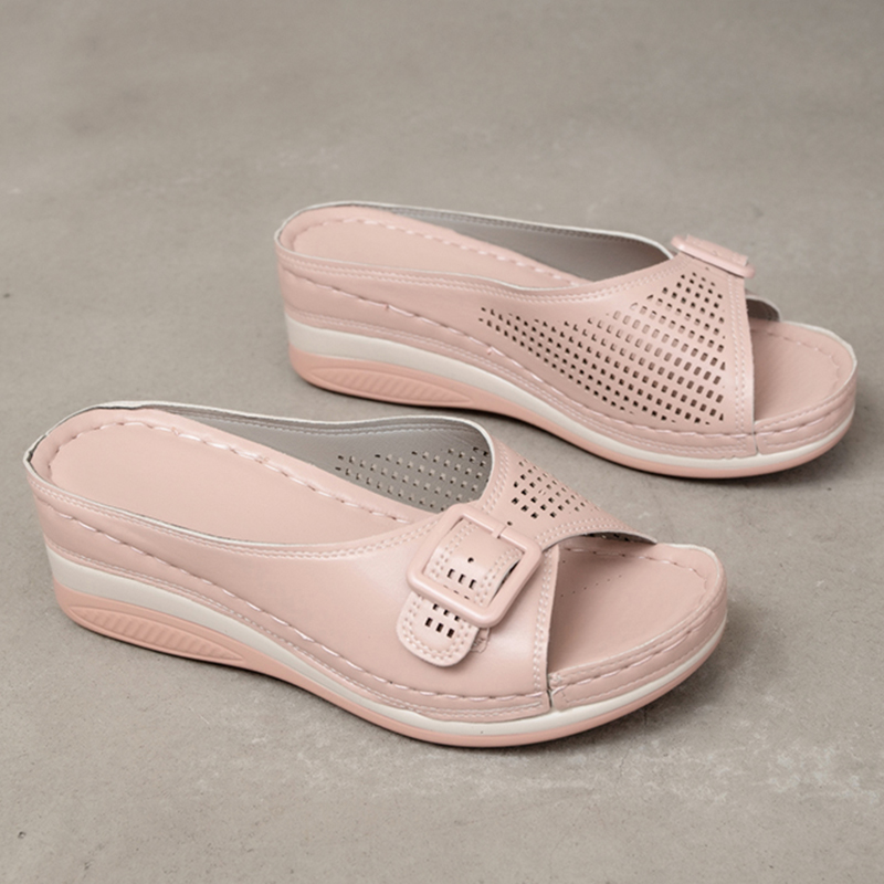 Casual schoenen met open teen