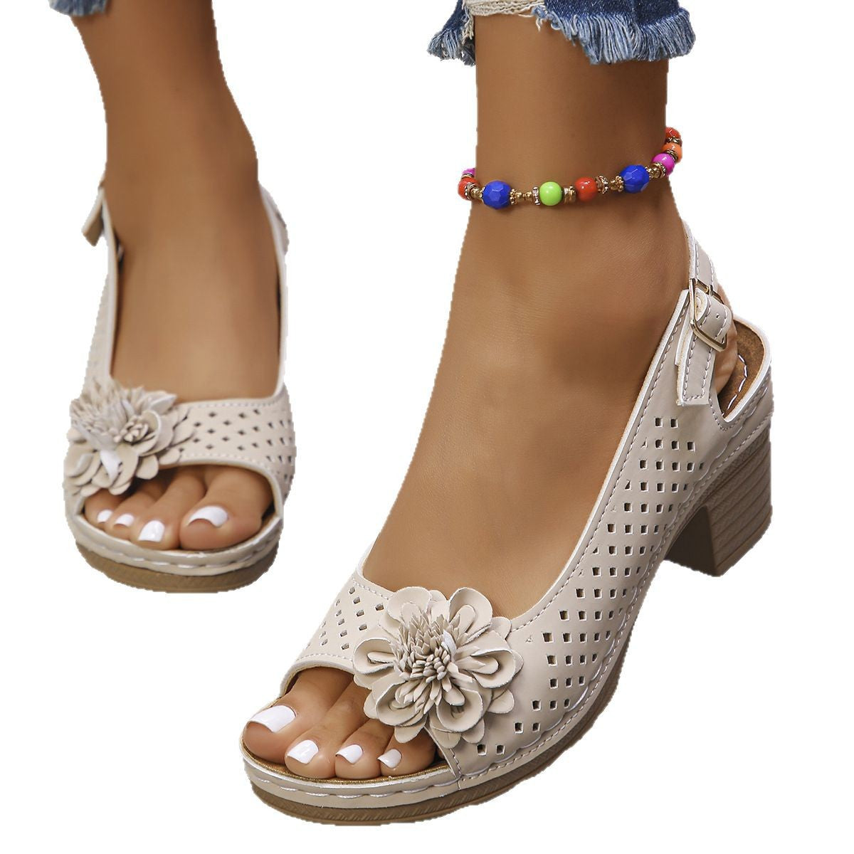 Chique Orthopedische Sandalen met Uniek Ontwerp