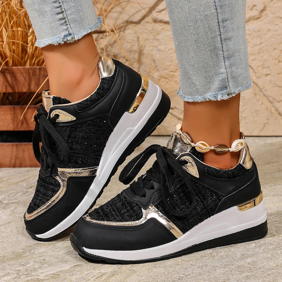 Casual en ondersteunende orthopedische Sneakers