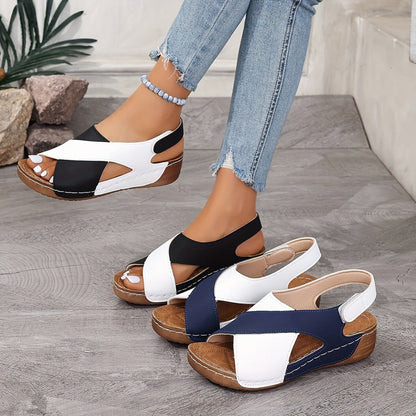 Orthopedische sandalen in kleur voor vrouwen