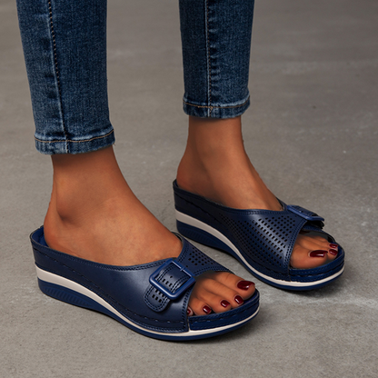 Casual schoenen met open teen