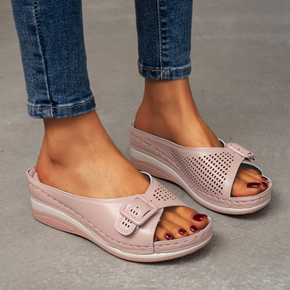 Casual schoenen met open teen