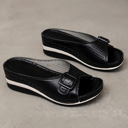 Casual schoenen met open teen