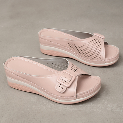 Casual schoenen met open teen