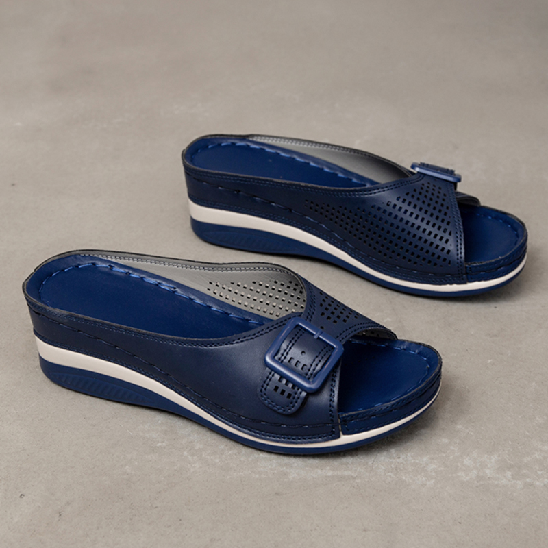 Casual schoenen met open teen
