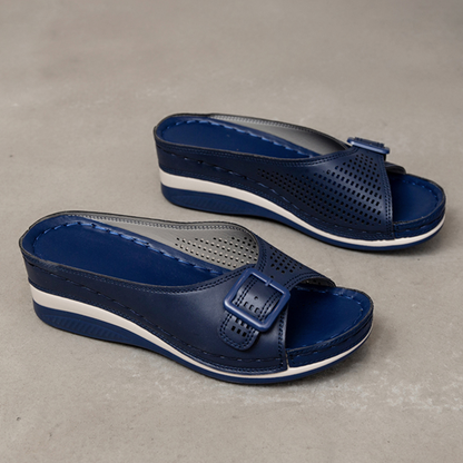 Casual schoenen met open teen