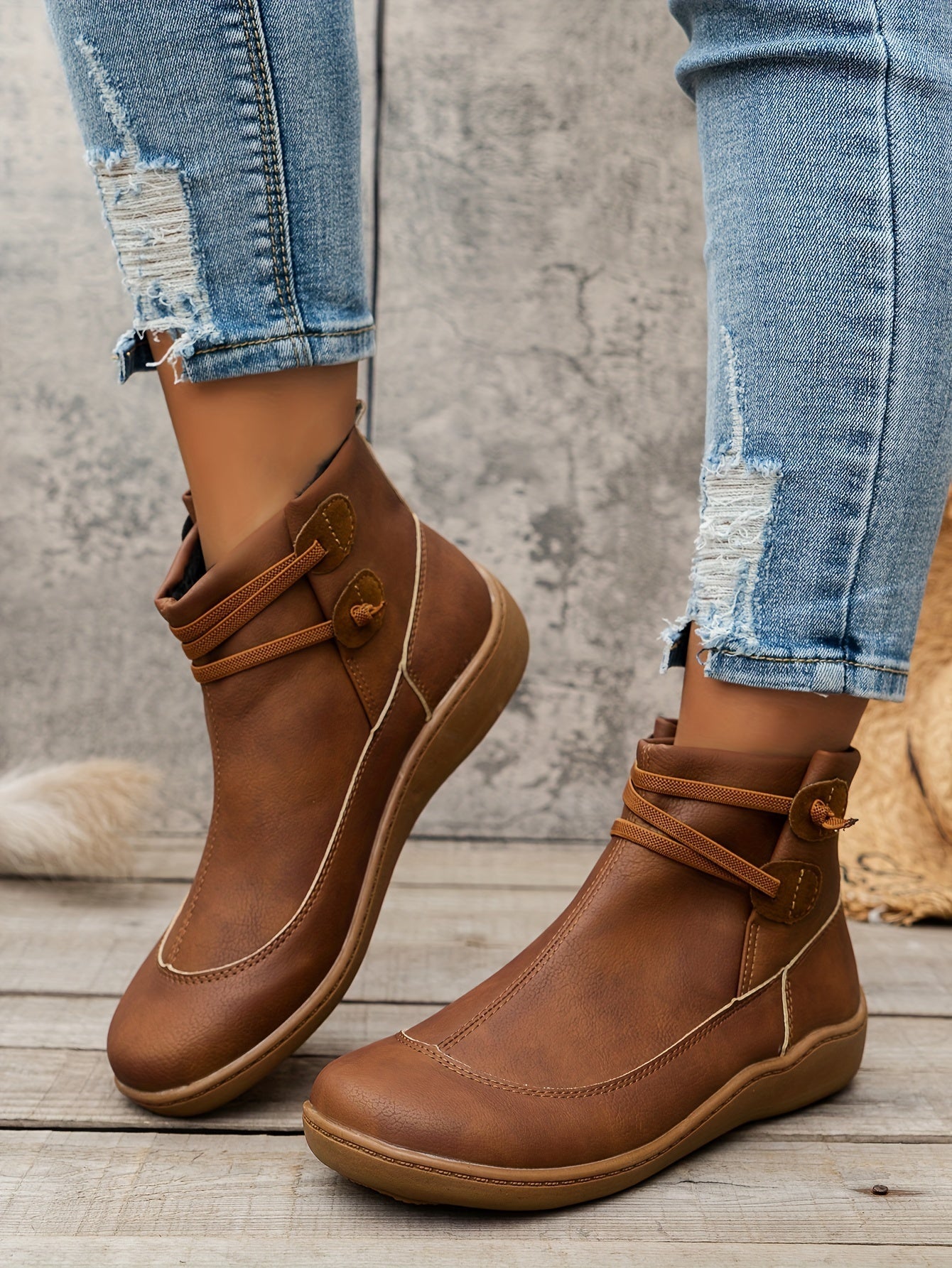 Vintage Geïnspireerde Orthopedische Laarzen