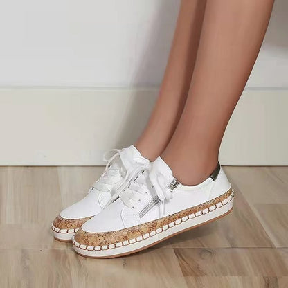 Gemakkelijke trainers met bloemen