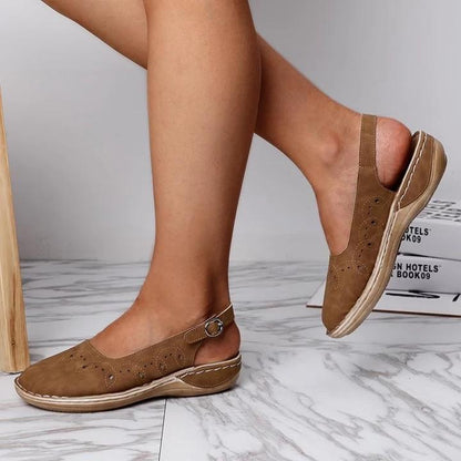 Comfortabele platte sandalen voor dames