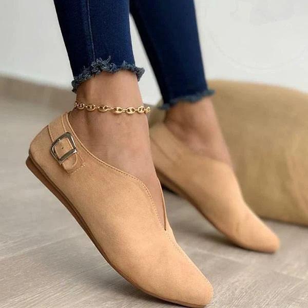 Ondersteunende en modieuze orthopedische Flats