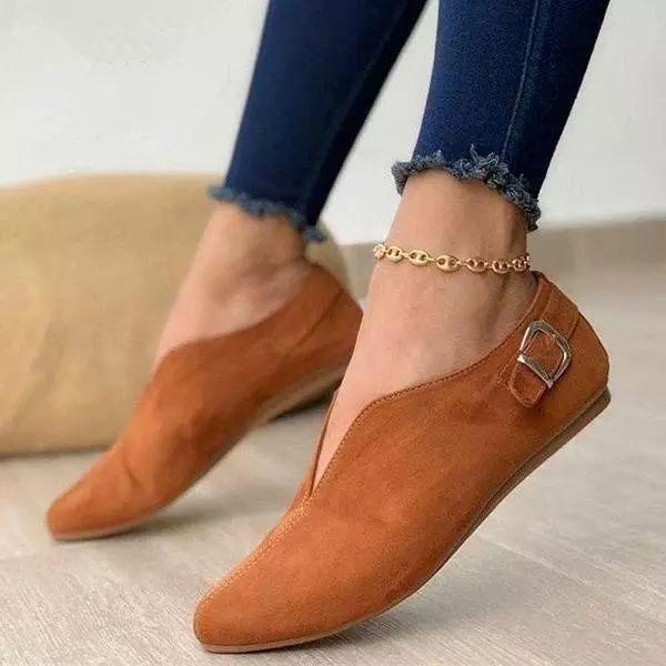 Ondersteunende en modieuze orthopedische Flats