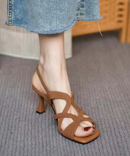 Modieuze sandalen met middenhak
