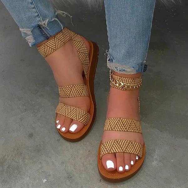 Platte zomer sandalen