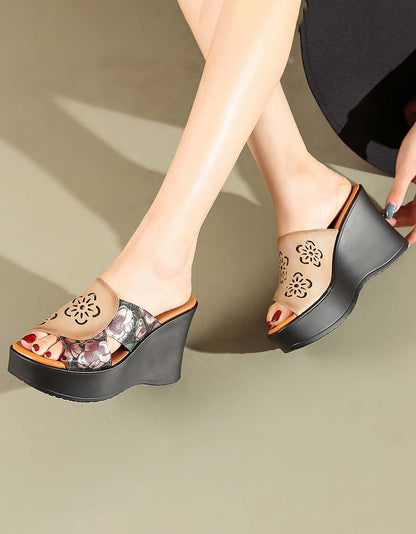 Nieuwe Vrouwen Retro Platform Sleehakken