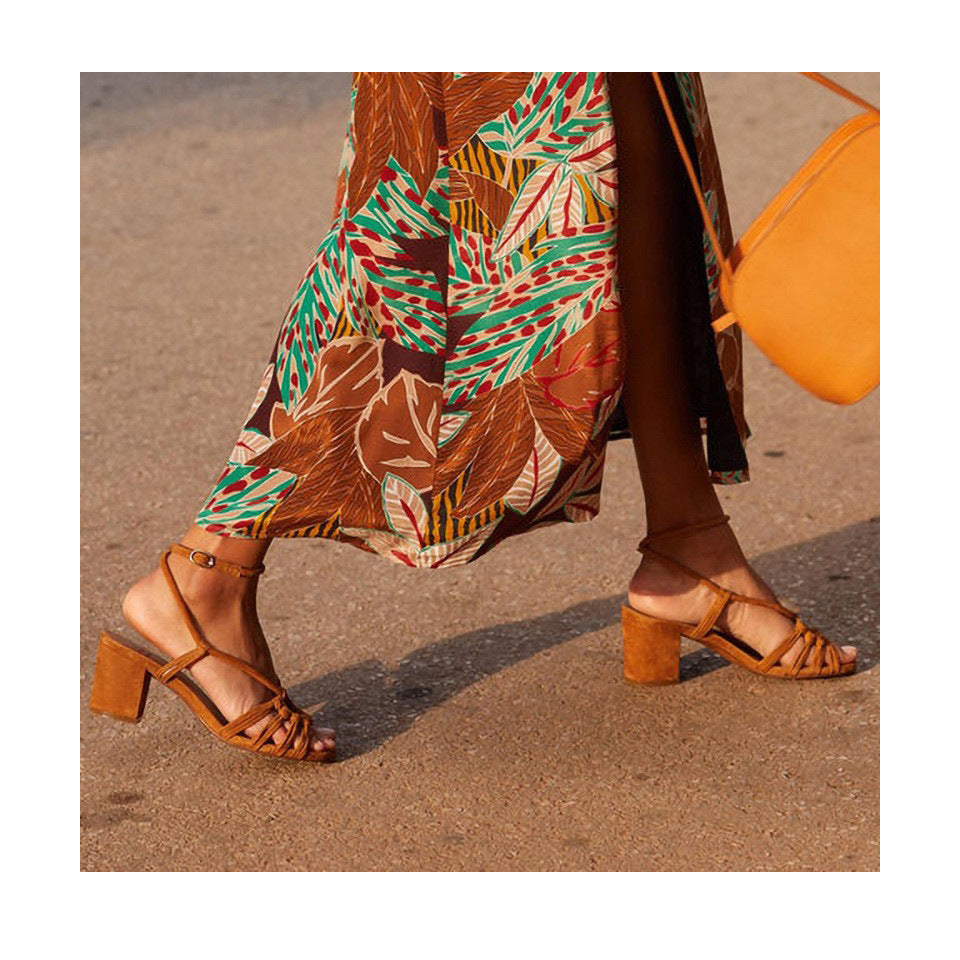 Chique Orthopedische Sandalen met Uniek Ontwerp