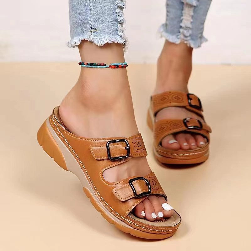 Chique Orthopedische Sandalen met Uniek Ontwerp