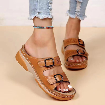 Chique Orthopedische Sandalen met Uniek Ontwerp