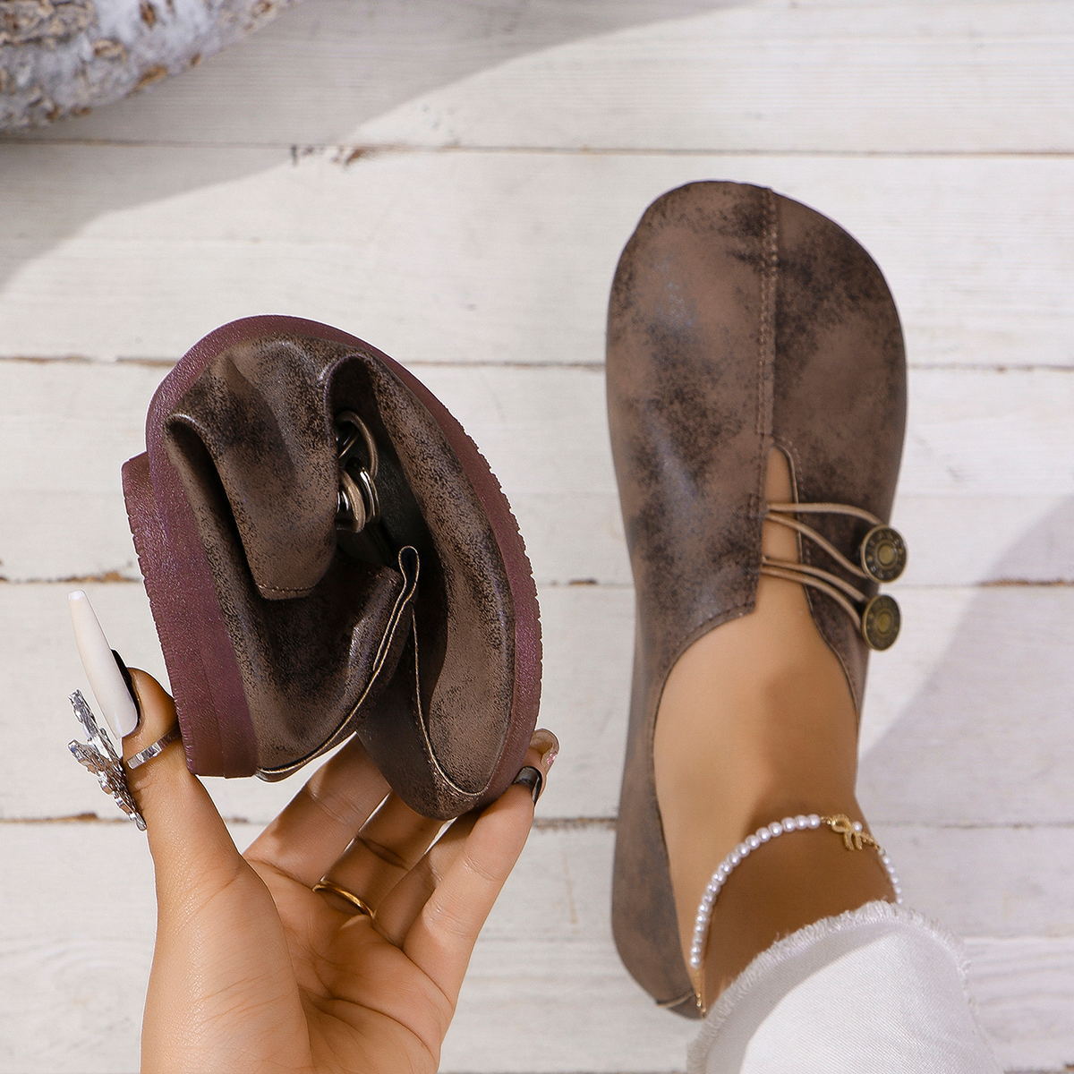 Vintage Geïnspireerde Orthopedische Schoenen