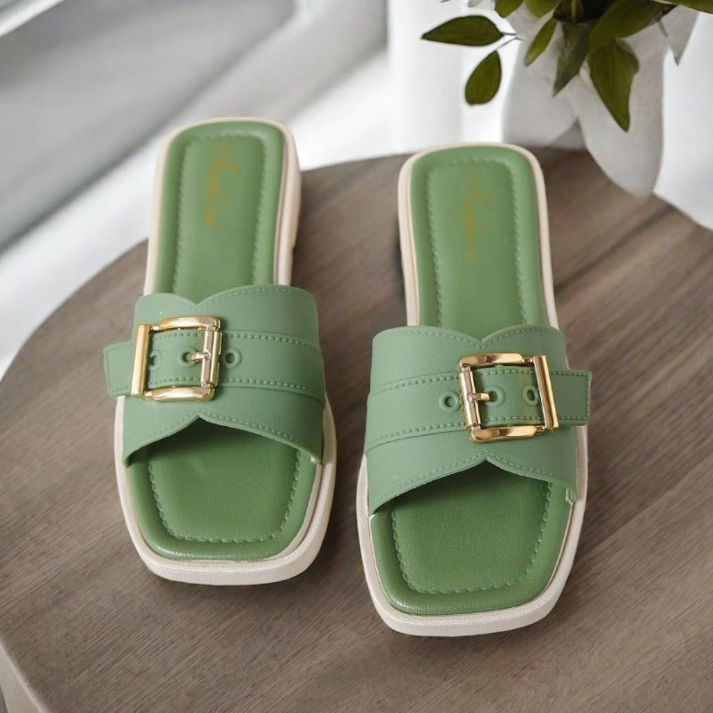 Vierkante sandalen voor dames