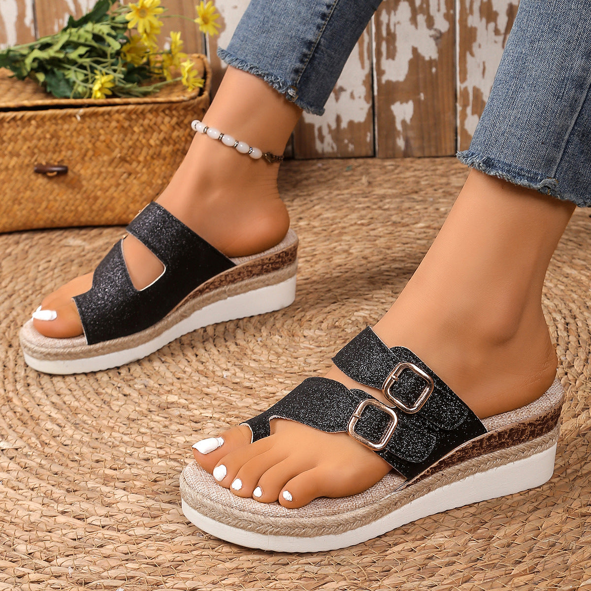 Chique Orthopedische Sandalen met Uniek Ontwerp