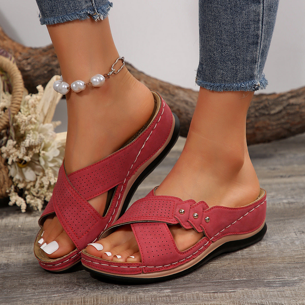 Sierlijke Orthopedische Sandalen voor Moderne Look