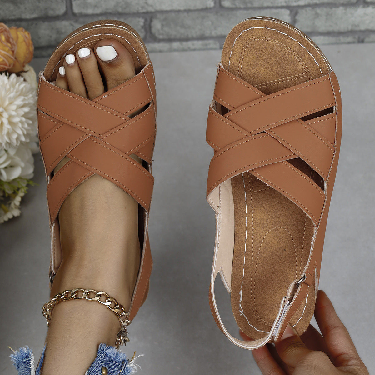 Vintage Geïnspireerde Orthopedische Sandalen