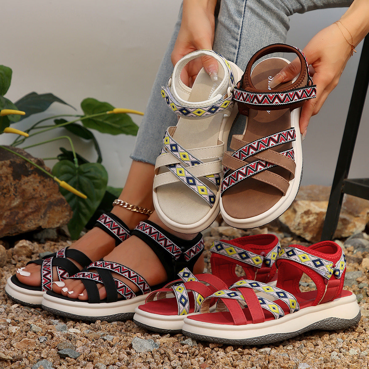 Elegante Orthopedische Sandalen voor Elke Stap