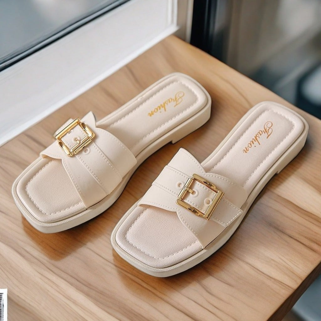 Vierkante sandalen voor dames