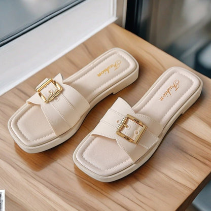 Vierkante sandalen voor dames