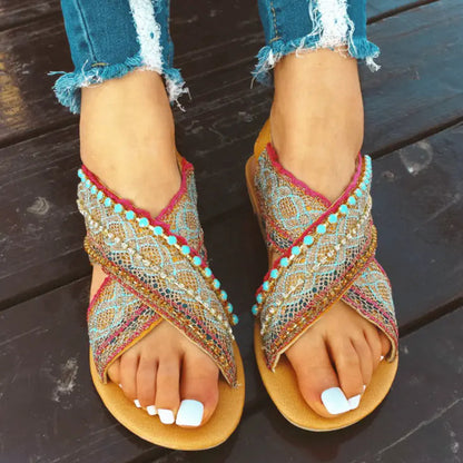 Chique Orthopedische Sandalen met Uniek Ontwerp