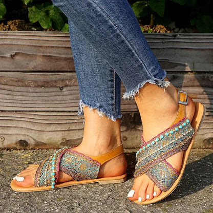 Chique Orthopedische Sandalen met Uniek Ontwerp