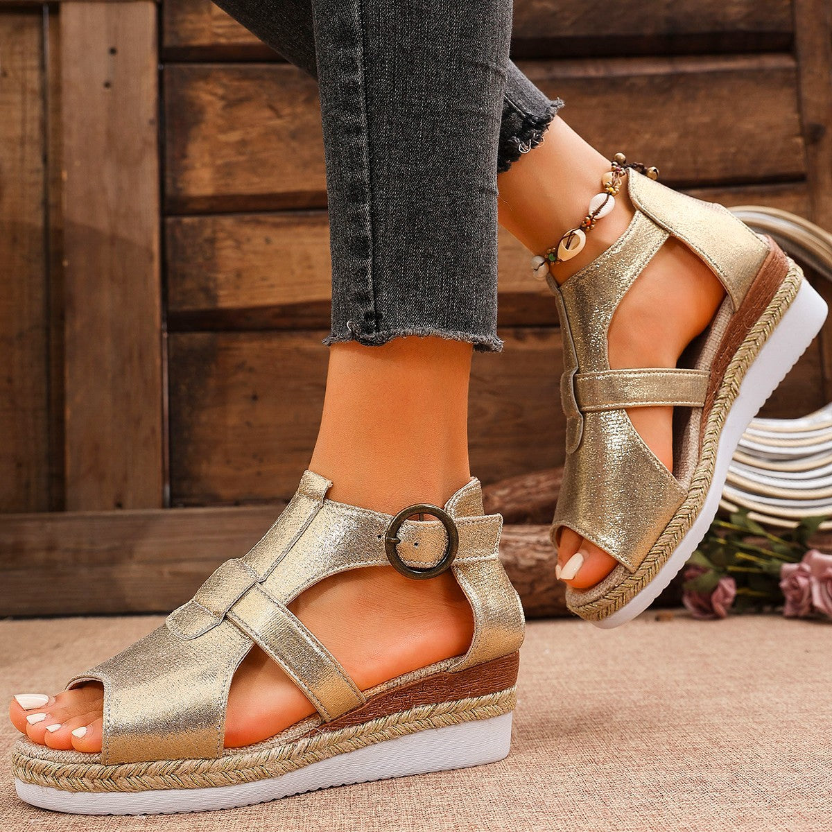 Vintage Geïnspireerde Orthopedische Sandalen