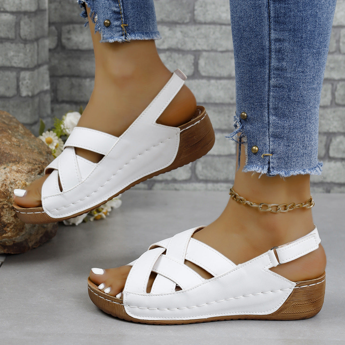 Vintage Geïnspireerde Orthopedische Sandalen