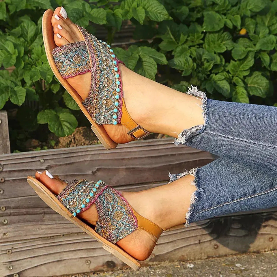 Chique Orthopedische Sandalen met Uniek Ontwerp