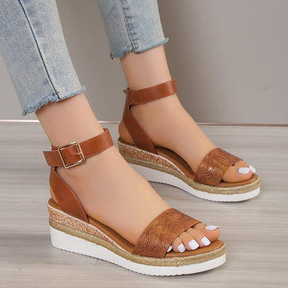 Chique Orthopedische Sandalen met Uniek Ontwerp