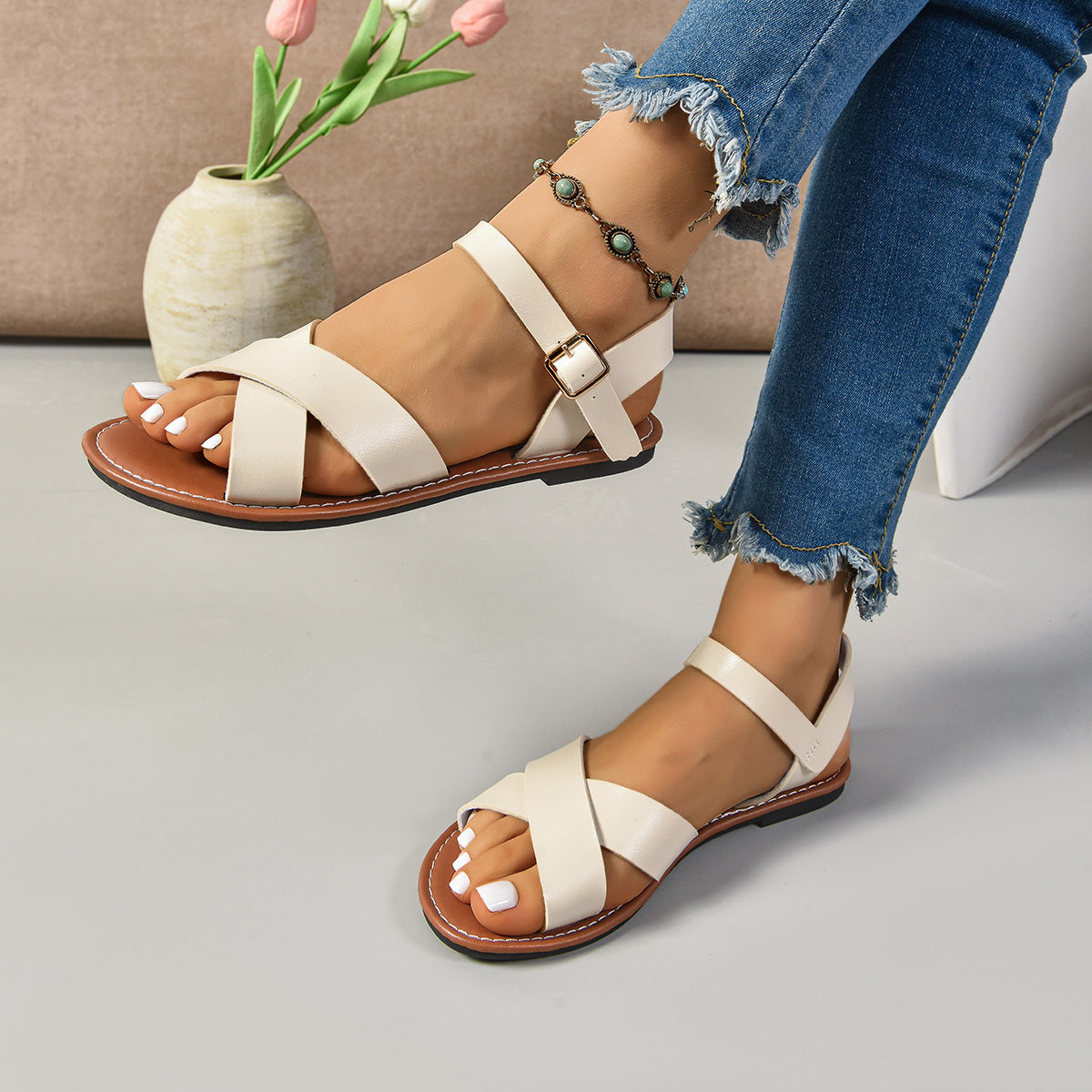 Vintage Geïnspireerde Orthopedische Sandalen