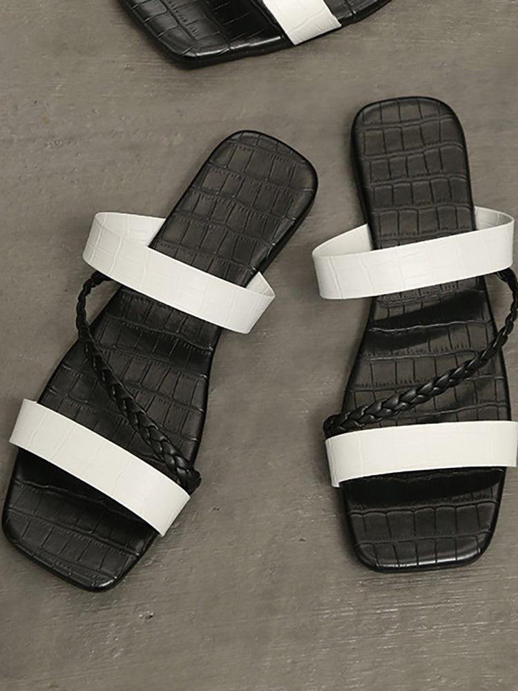 Eenvoudige en ademende orthopedische sandalen