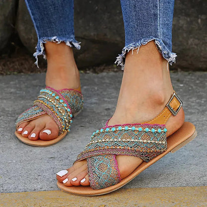 Chique Orthopedische Sandalen met Uniek Ontwerp