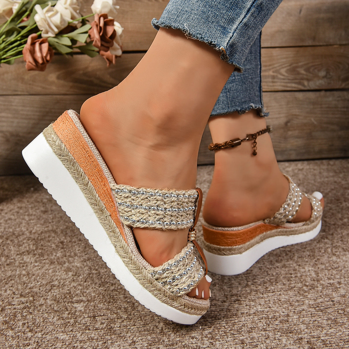 Chique Orthopedische Sandalen met Uniek Ontwerp
