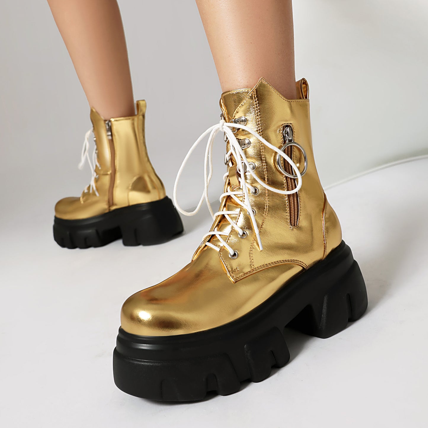 Vintage Geïnspireerde Orthopedische Laarzen