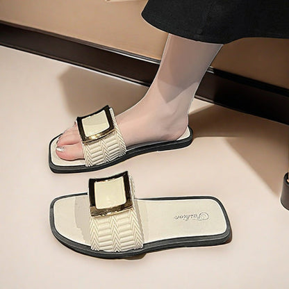 Vierkante sandalen voor dames
