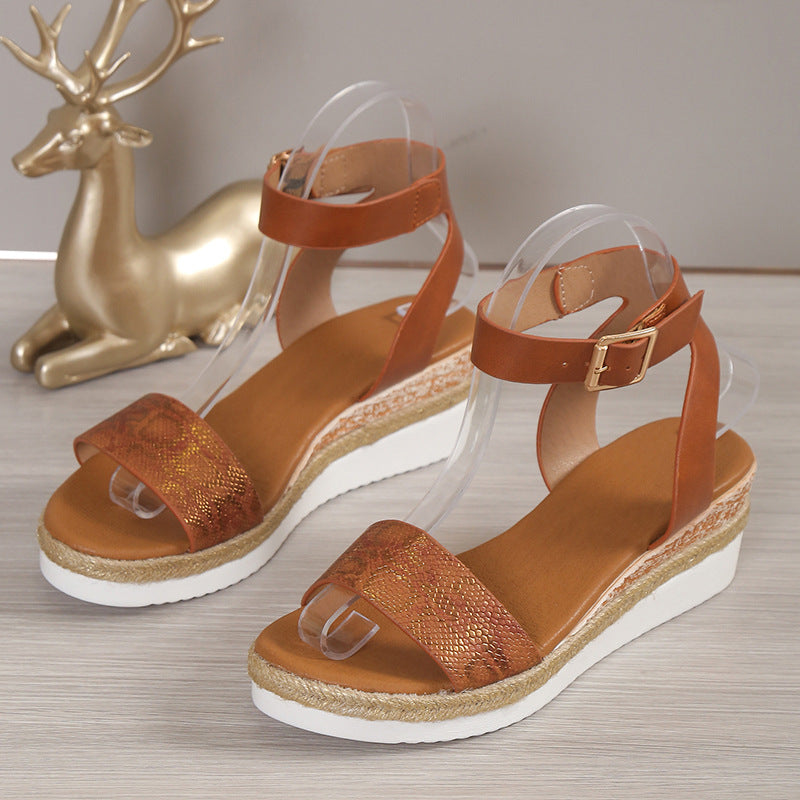 Chique Orthopedische Sandalen met Uniek Ontwerp