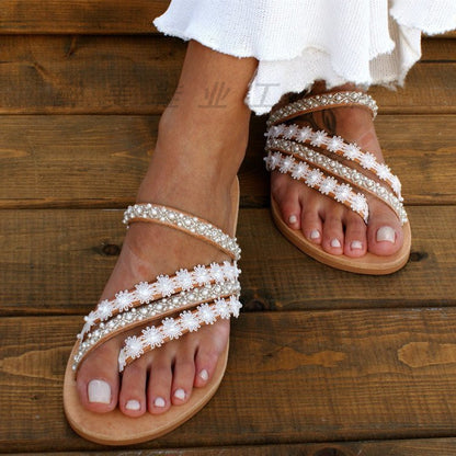 Chique Orthopedische Sandalen met Uniek Ontwerp