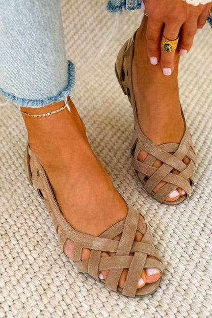 Chique Orthopedische Sandalen met Uniek Ontwerp