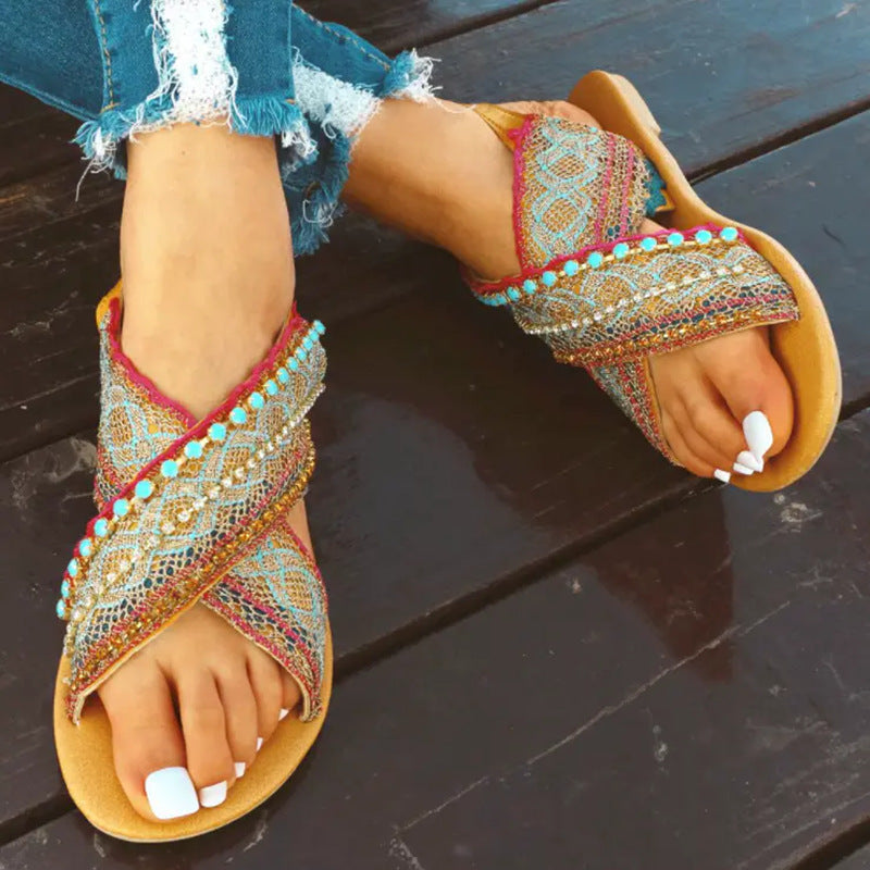 Chique Orthopedische Sandalen met Uniek Ontwerp
