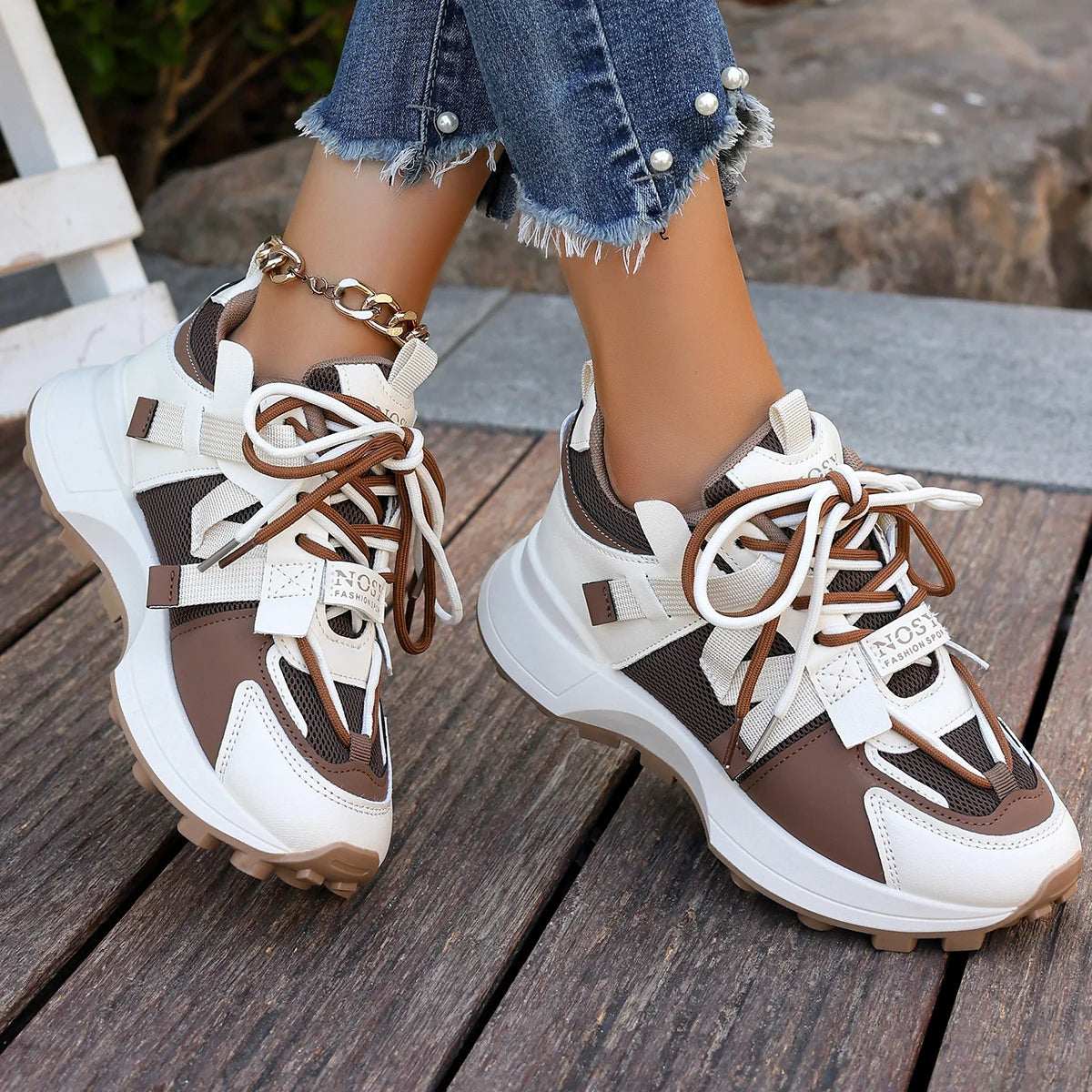 Strakke en ondersteunende orthopedische Sneakers