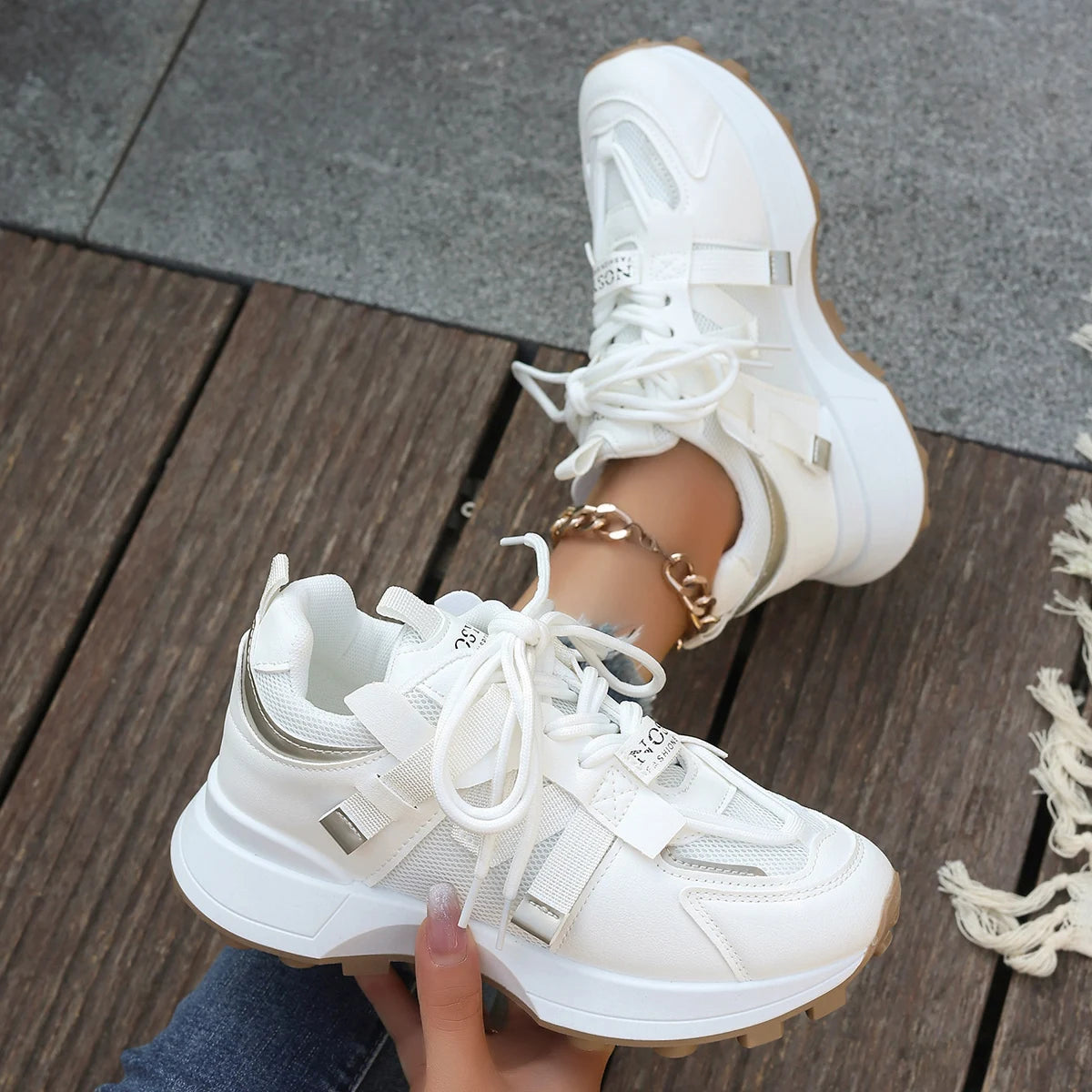 Strakke en ondersteunende orthopedische Sneakers