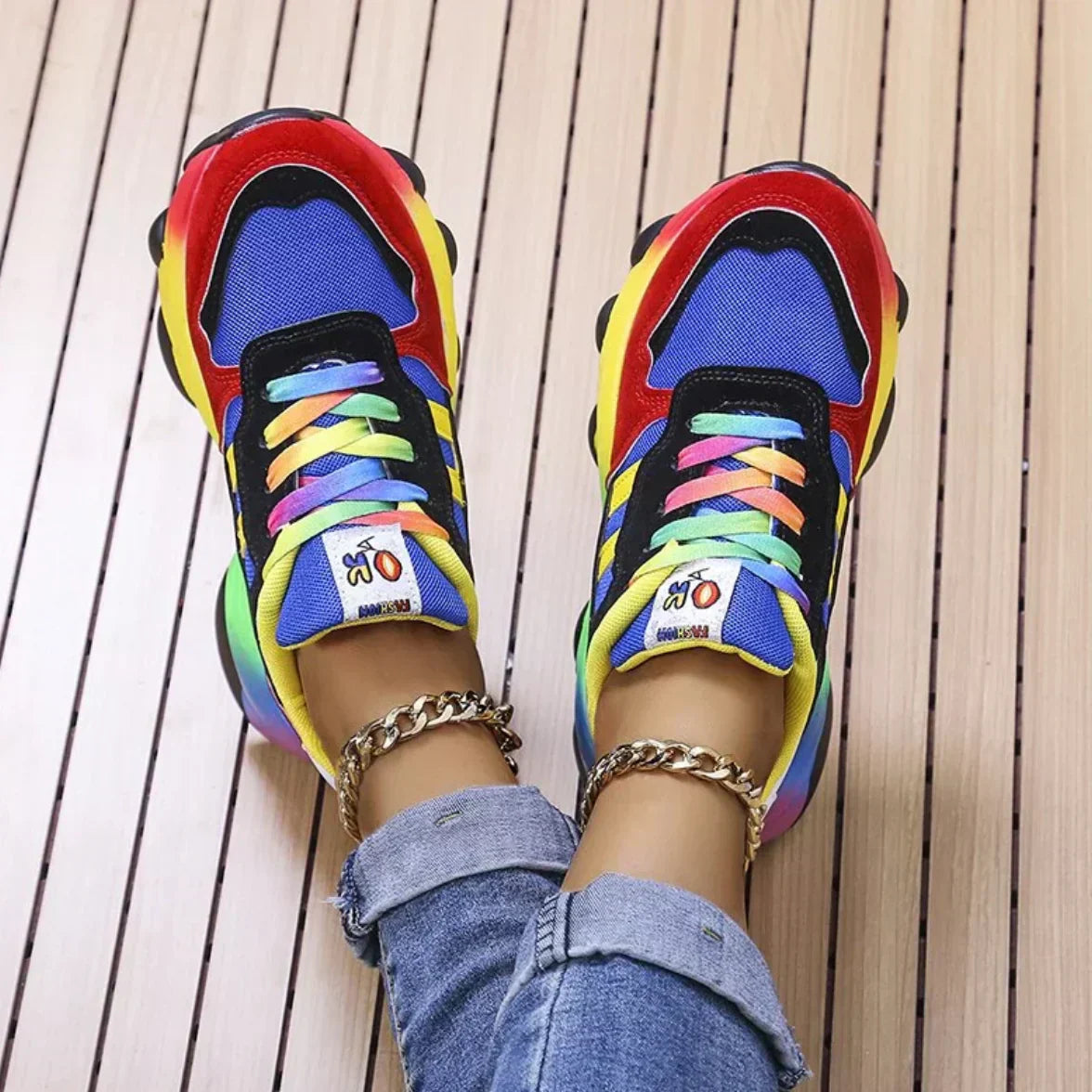 Trendy en elegante algemene sneakers