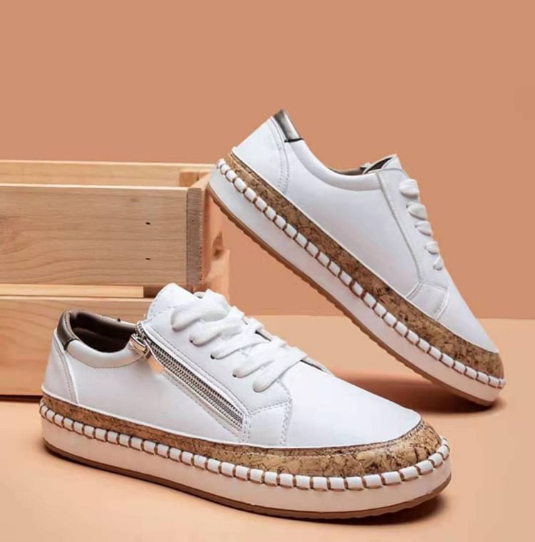 Gemakkelijke trainers met bloemen