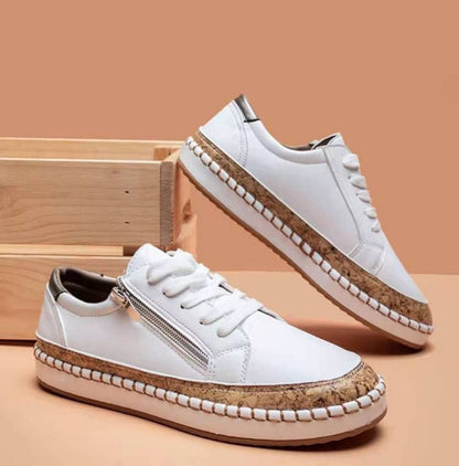 Gemakkelijke trainers met bloemen